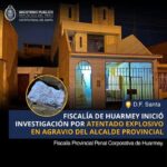 Fiscalía de Huarmey inicio investigación por atentado explosivo en agravio del alcalde provincial.