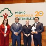 Proyecto emblemático de agua y saneamiento desarrollado en Huarmey es reconocido en la vigésima edición de los Premios Desarrollo Sostenible 2025 del Sociedad Nacional de Minería, Petróleo y Energía. 